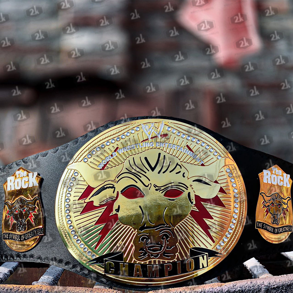 The Rock Brahma Bull Replica Title Belt (2mm)