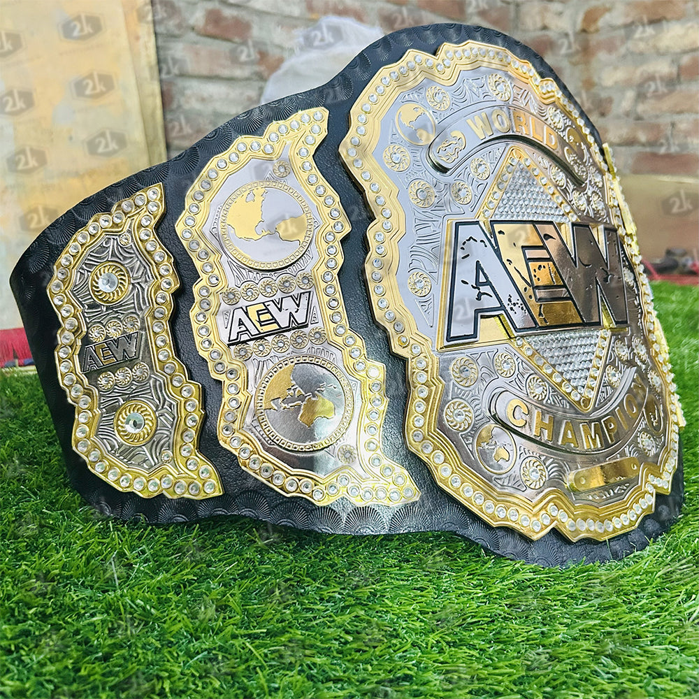 AEW World Heavyweight Championship Replica Title Belt Dye Cast
