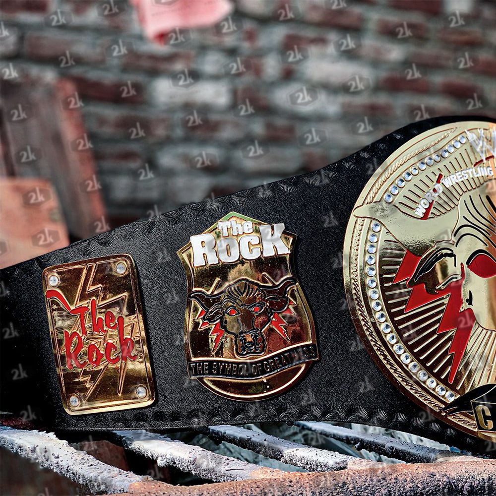 The Rock Brahma Bull Replica Title Belt (2mm)