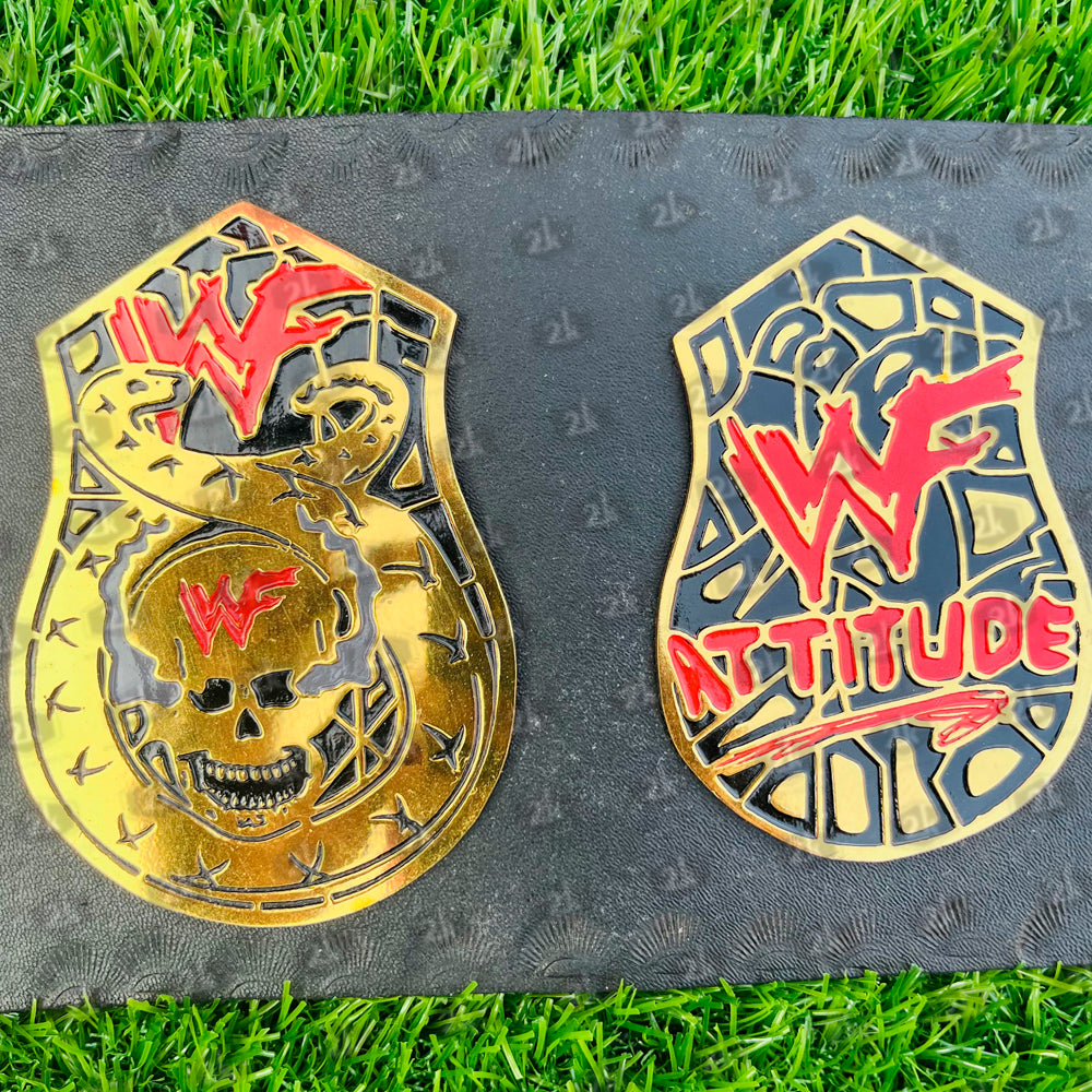 WWF Broken Skull Replica Title Belt (2mm)