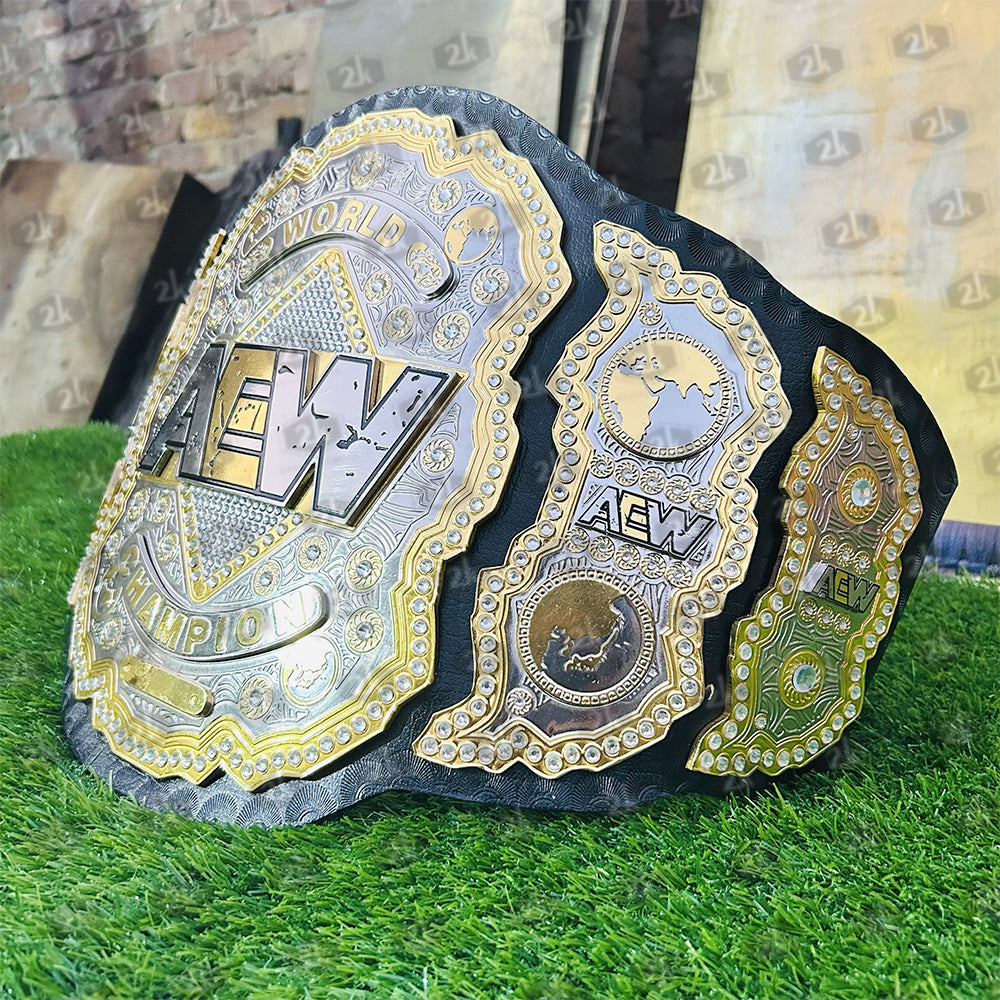 AEW World Heavyweight Championship Replica Title Belt Dye Cast
