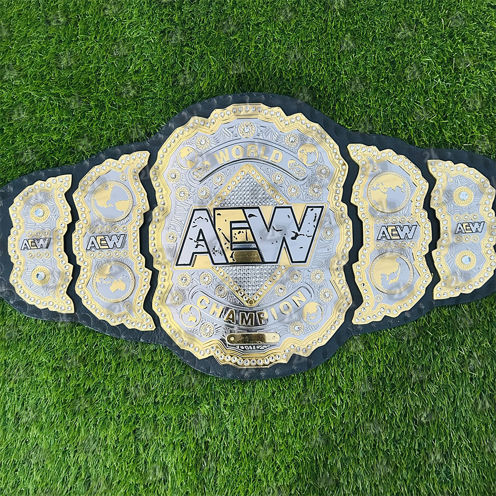 AEW World Heavyweight Championship Replica Title Belt Dye Cast
