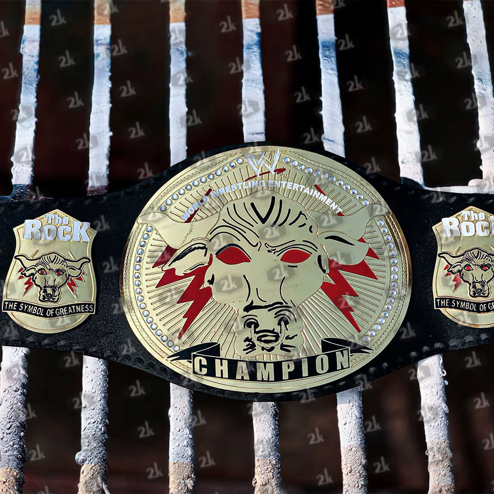 The Rock Brahma Bull Replica Title Belt (2mm)