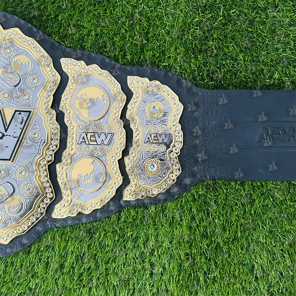 AEW World Heavyweight Championship Replica Title Belt Dye Cast