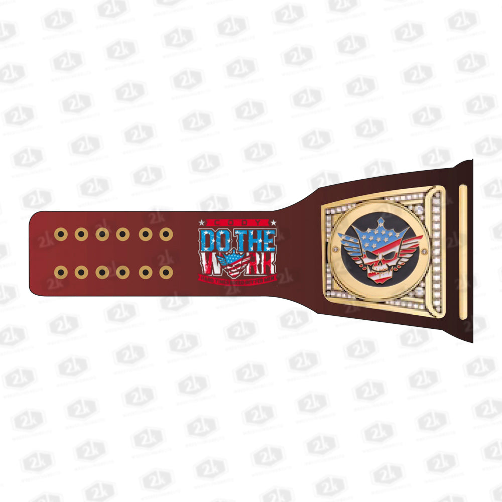 Cody Rhodes Do The War Signature Undisputed Championship Belt 2mm