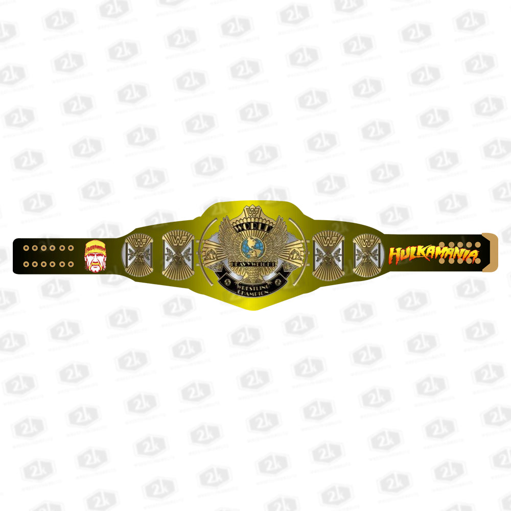 Hulk Hogan Hulkamania Signature Championship Belt 2mm
