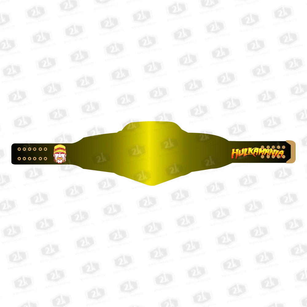 Hulk Hogan Hulkamania Signature Championship Belt 2mm