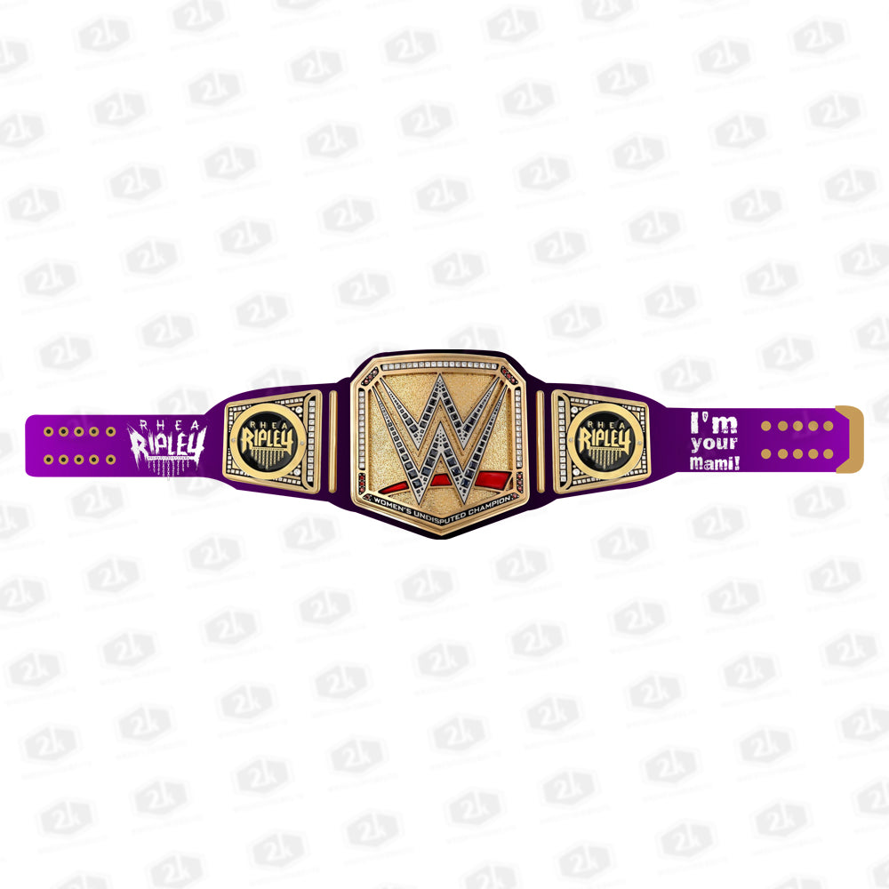 Rhea Ripley Signature Series Undisputed Championship Belt 2mm