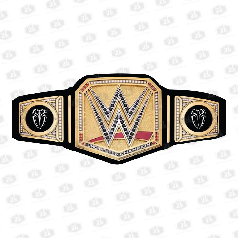 Roman Reigns OTC Signature Undisputed Championship Belt 2mm (Black Strap)