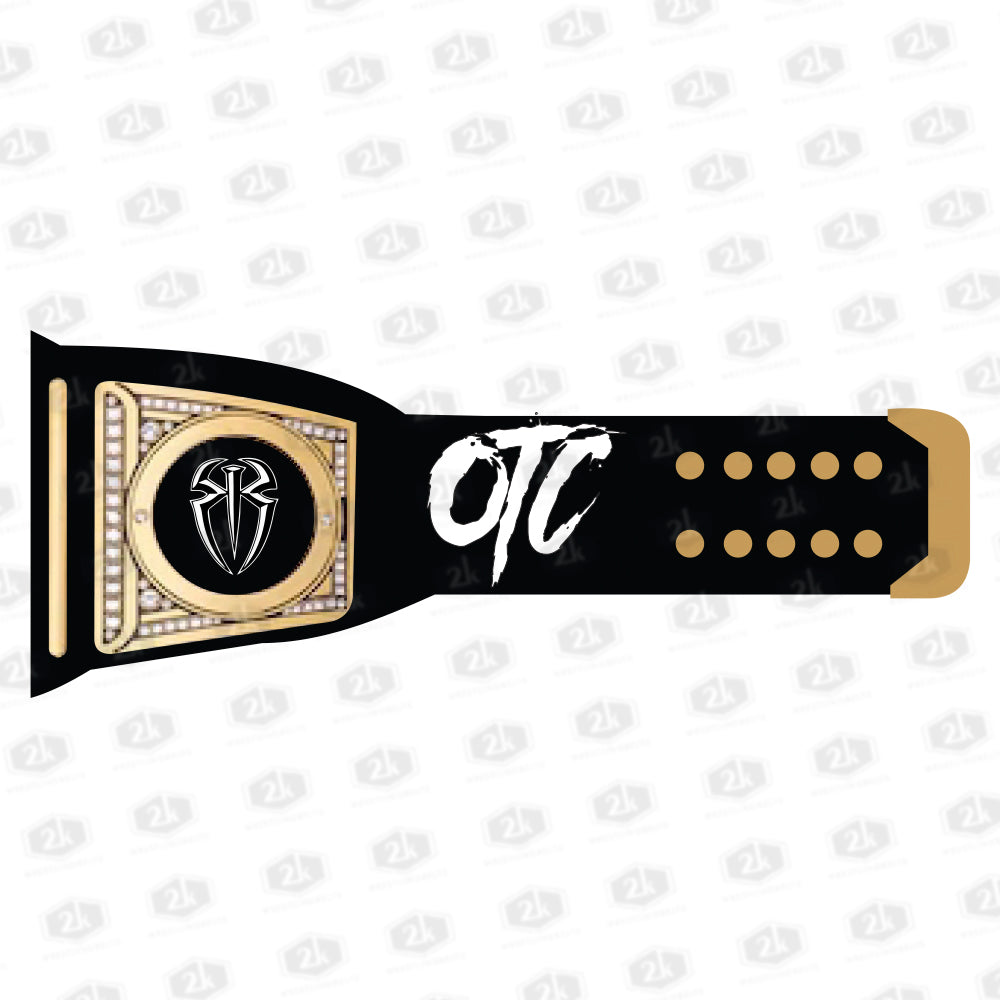 Roman Reigns OTC Signature Undisputed Championship Belt 2mm (Black Strap)