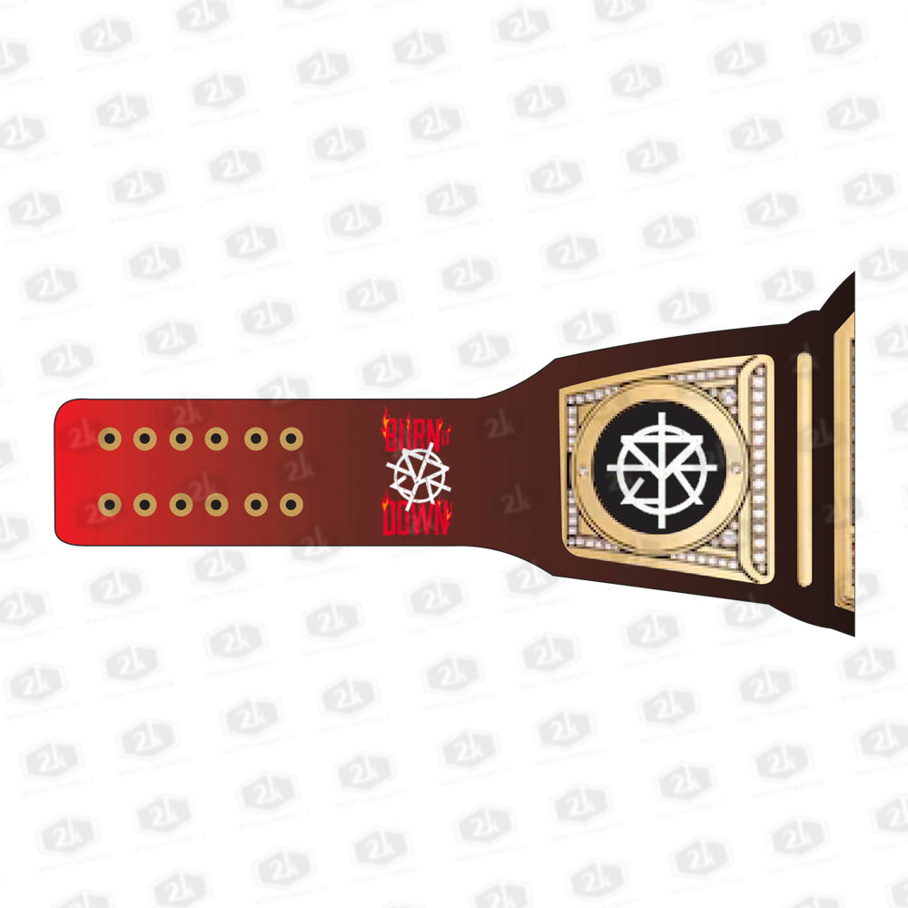 Seth Freakin' Rollins Burn it Down Signature Series Belt 2mm