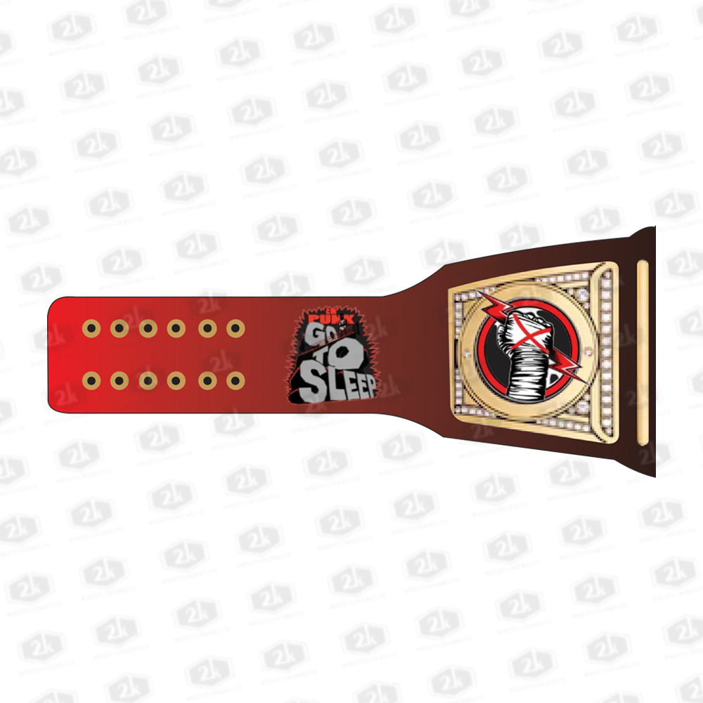 CM Punk Go To Sleep Signature Undisputed Championship Belt 2mm