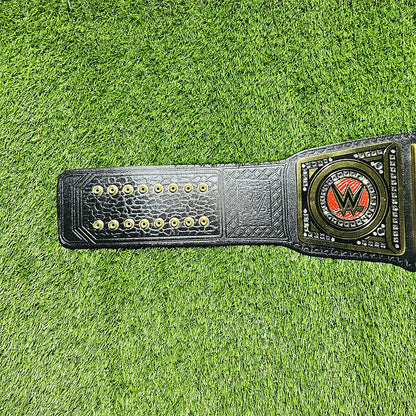 Undisputed Championship Replica Title Belt Cowhide Leather Strap Adult Size - 4MM Brass Plates