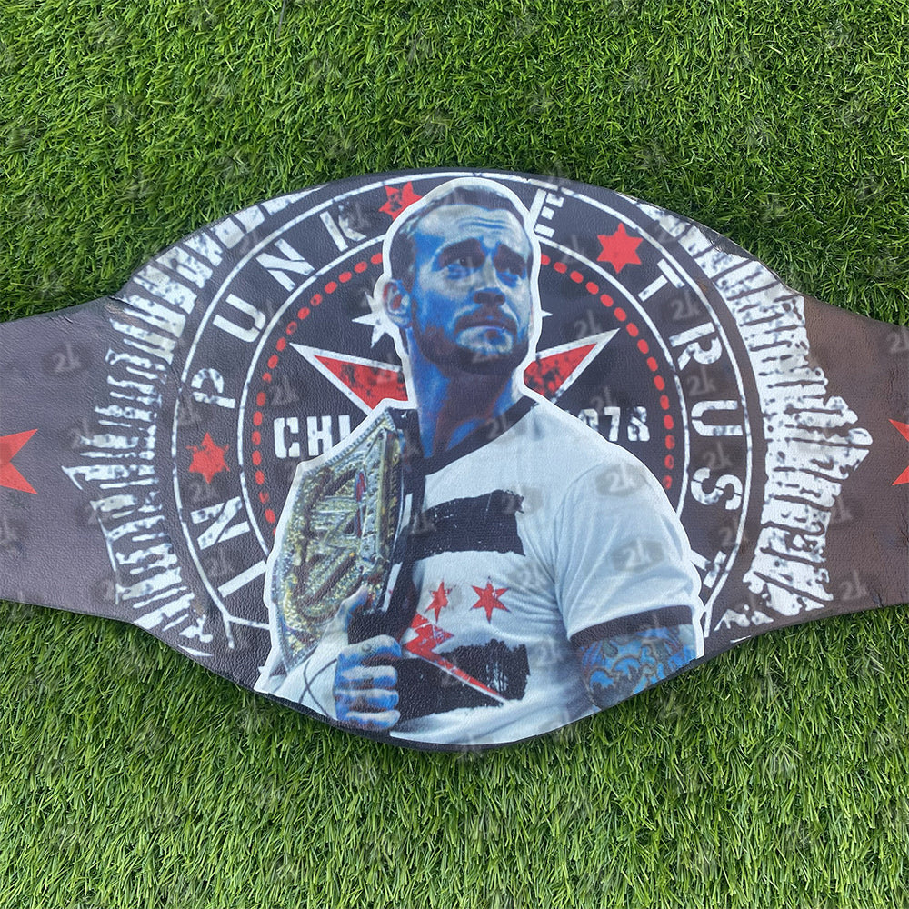 CM Punk Spinner Signature Championship Replica Title Belt (4mm)