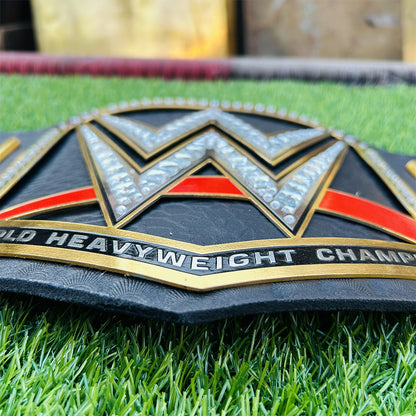 World Heavyweight Championship Replica Title Belt Adult Size - 2MM Brass Plates