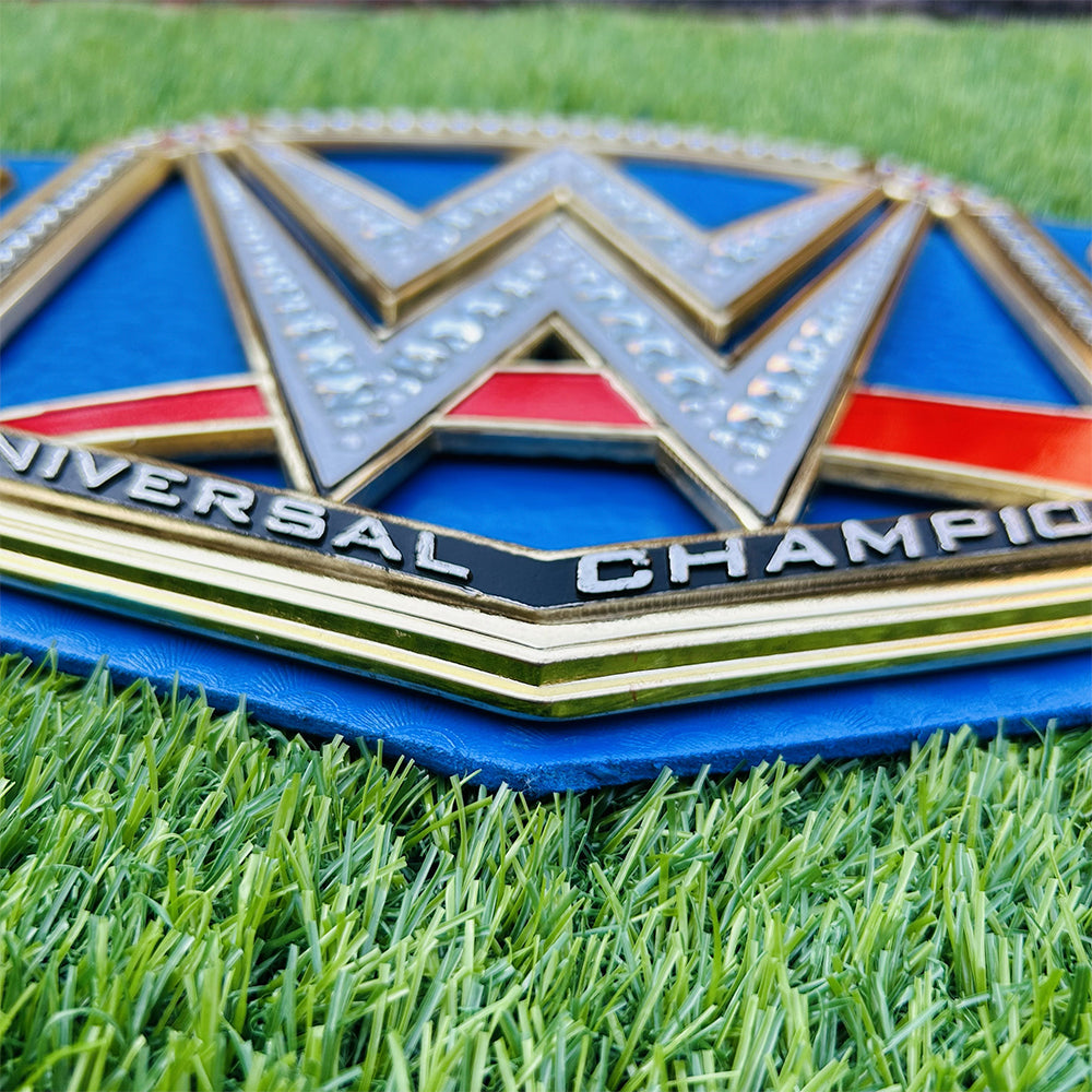 Blue Universal Championship Replica Title Belt (4mm)