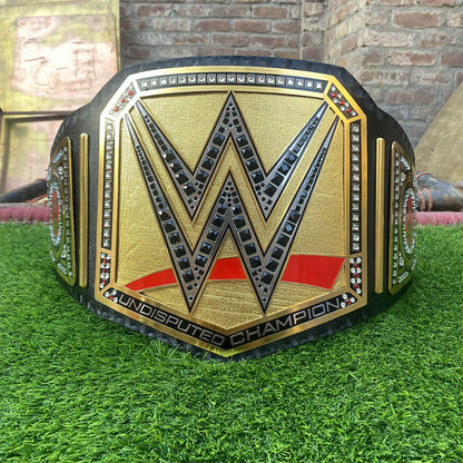 Undisputed Championship Replica Title Belt Adult Size - 2MM Brass Plates