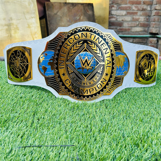 AJ LEE Women Intercontinental Championship Replica Title Belt Adult Size - 2MM Brass Plates