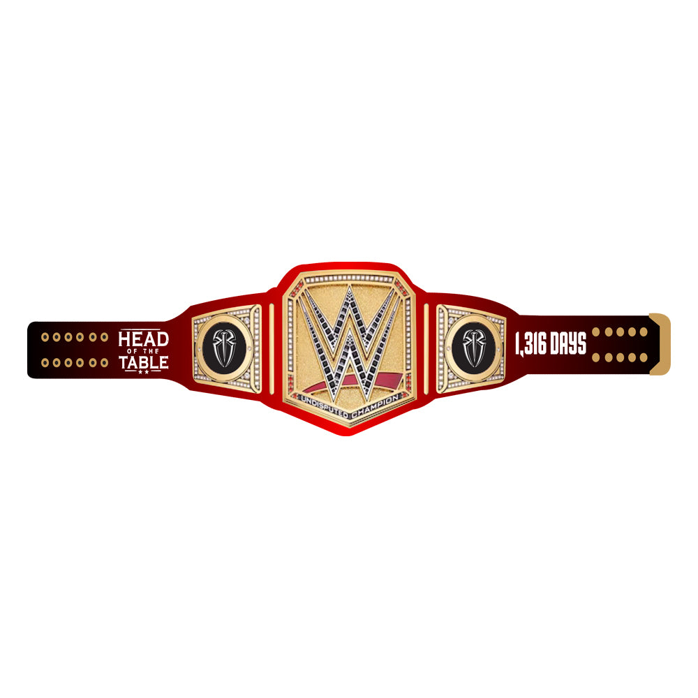 Roman Reigns 1,316 Day Signature Series Championship Belt