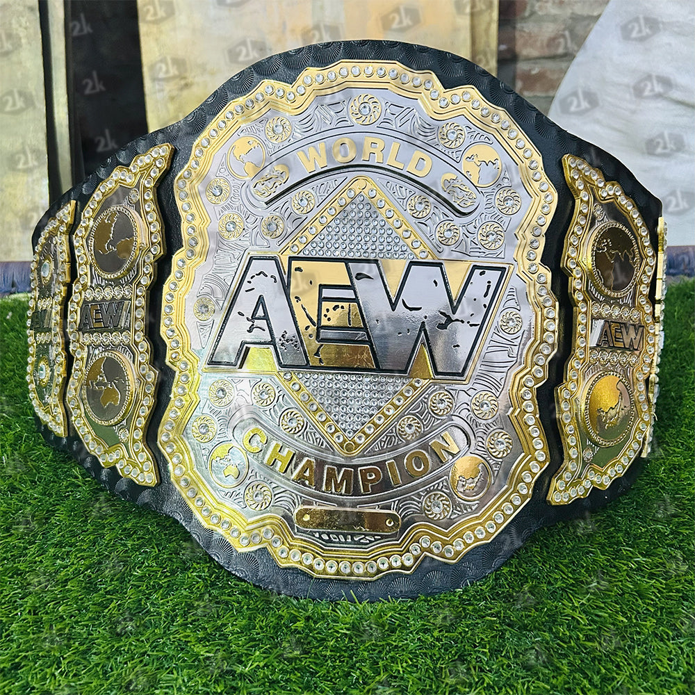 AEW World Heavyweight Championship Replica Title Belt Dye Cast