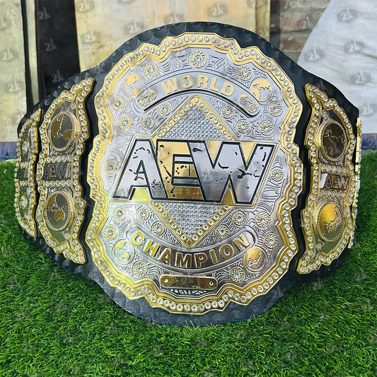 AEW World Heavyweight Championship Replica Title Belt Dye Cast