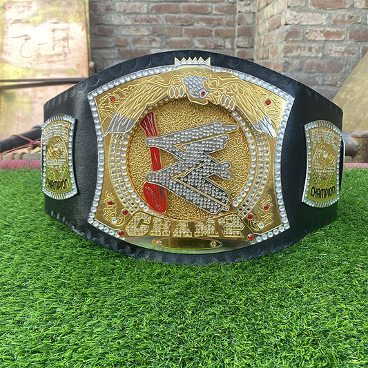 Spinner Championship Replica Title Belt Adult Size - 2MM Brass Plates