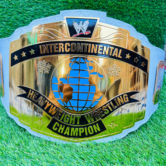 Intercontinental Championship Replica Title Belt (2011-2019)Adult Size - 2MM Brass Plates