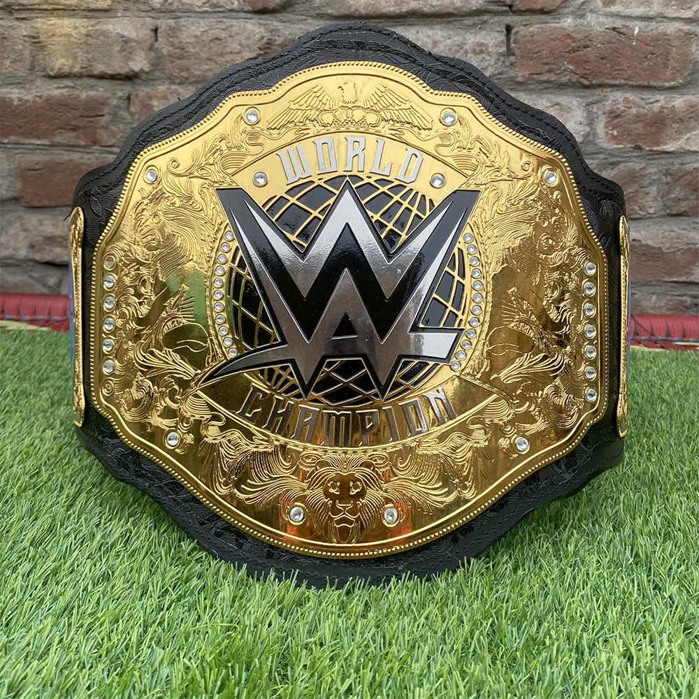 JEY USO World Heavyweight Championship Replica Title Belt Adult Size - 2MM Brass Plates