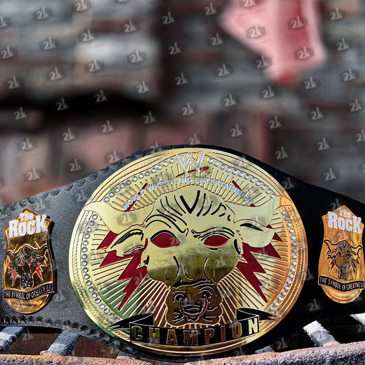 The Rock Brahma Bull Replica Title Belt (2mm)
