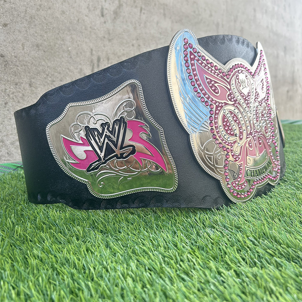 Divas Championship Replica Title Belt 2008 Adult Size - 4MM Brass Plates