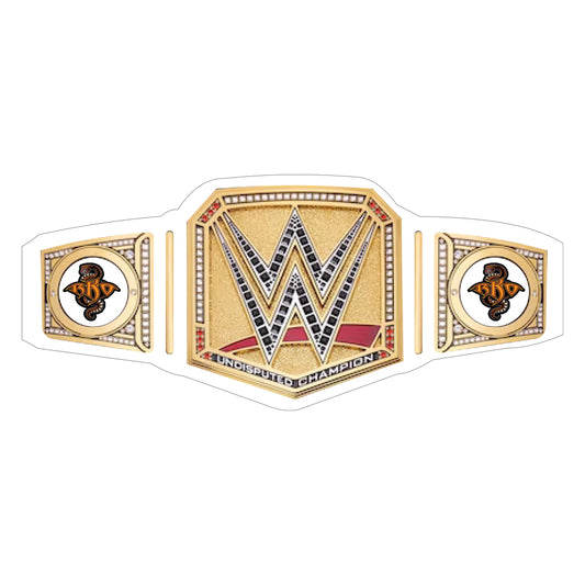 Randy Ortan Strike First Signature Undisputed Belt (White Strap)