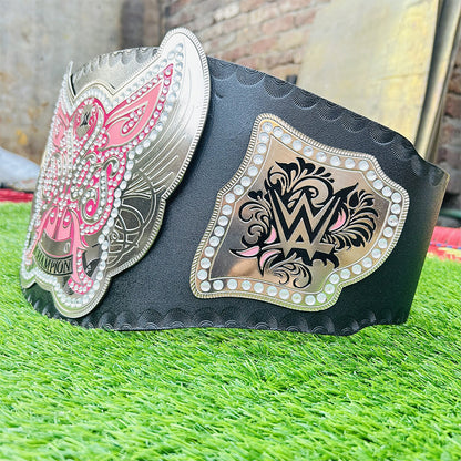 Divas Championship Replica Title Belt 2014 Adult Size - 2MM Brass Plates