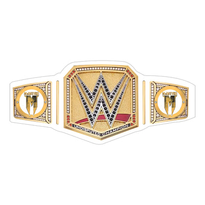 Drew McIntyre Kneel To The Steel Signature Series Belt (White Strap)