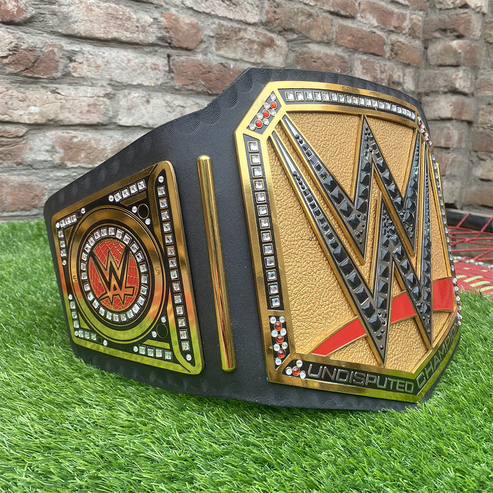 Undisputed Championship Replica Title Belt Adult Size - 4MM Brass Plates