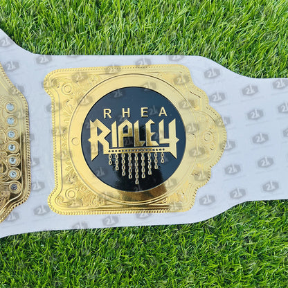 Rhea Ripley Women World Heavyweight Championship Replica Title Belt (2mm)