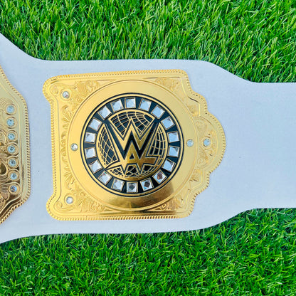 Women's World Championship Replica Title Belt Adult Size - 2MM Brass Plates