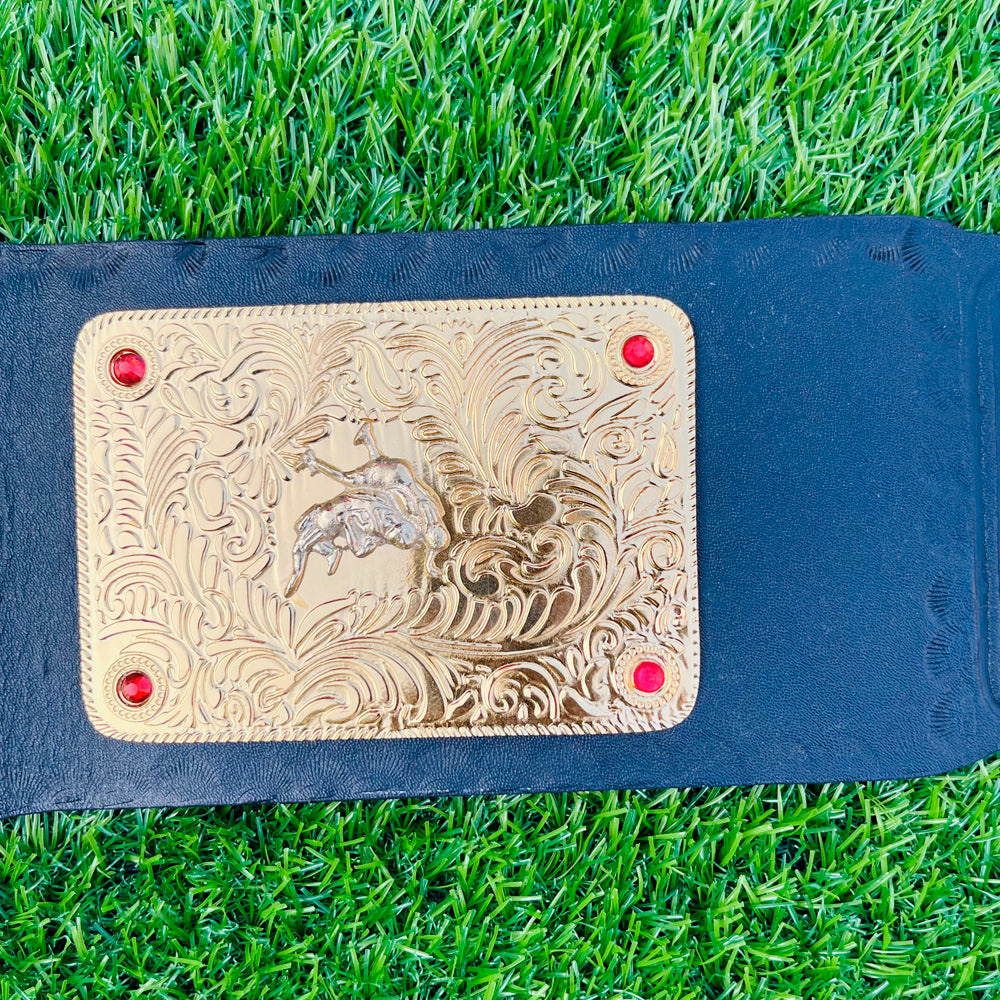 World Heavyweight Championship Replica Title Belt Adult Size (2002-2013) - 2MM Brass Plates
