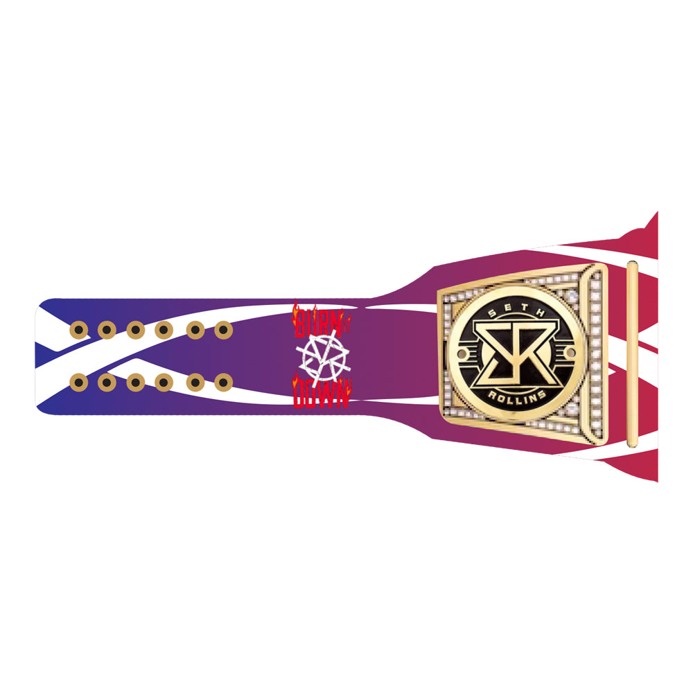Seth Freakin' Rollins Burn it Down Signature Championship Belt