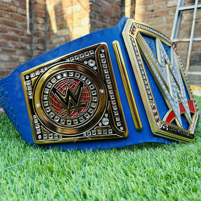 Blue Universal Championship Replica Title Belt (4mm)