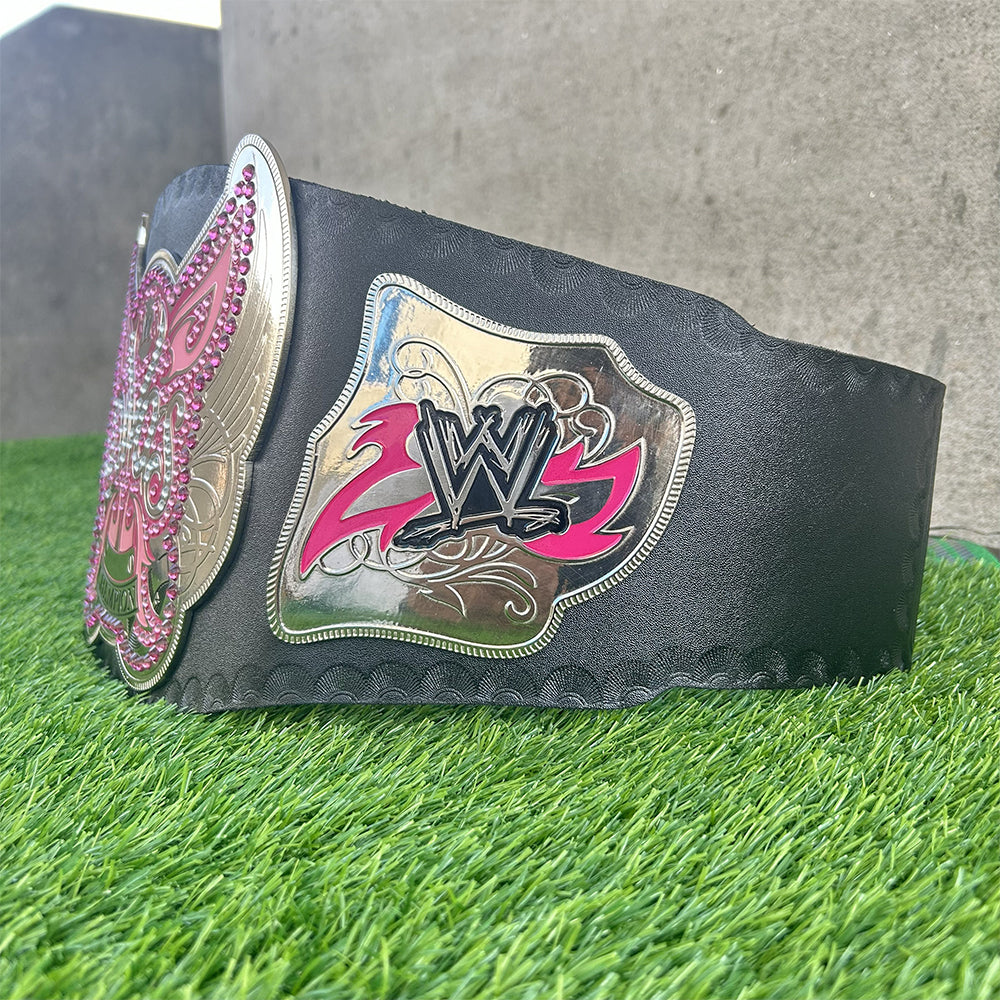 Divas Championship Replica Title Belt 2008 Adult Size - 4MM Brass Plates