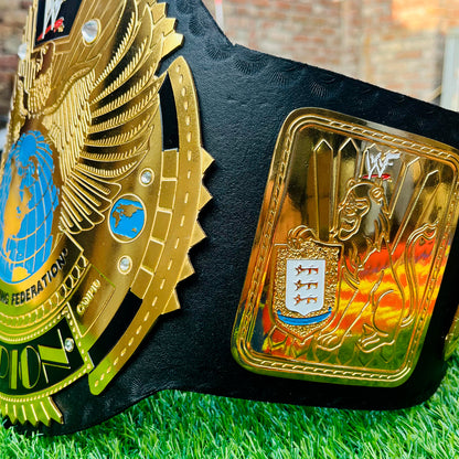Winged Eagle Championship Replica Title Belt 1998 Adult Size - 2MM Brass Plates