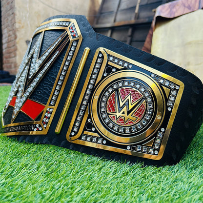 World Heavyweight Championship Replica Title Belt Adult Size - 2MM Brass Plates