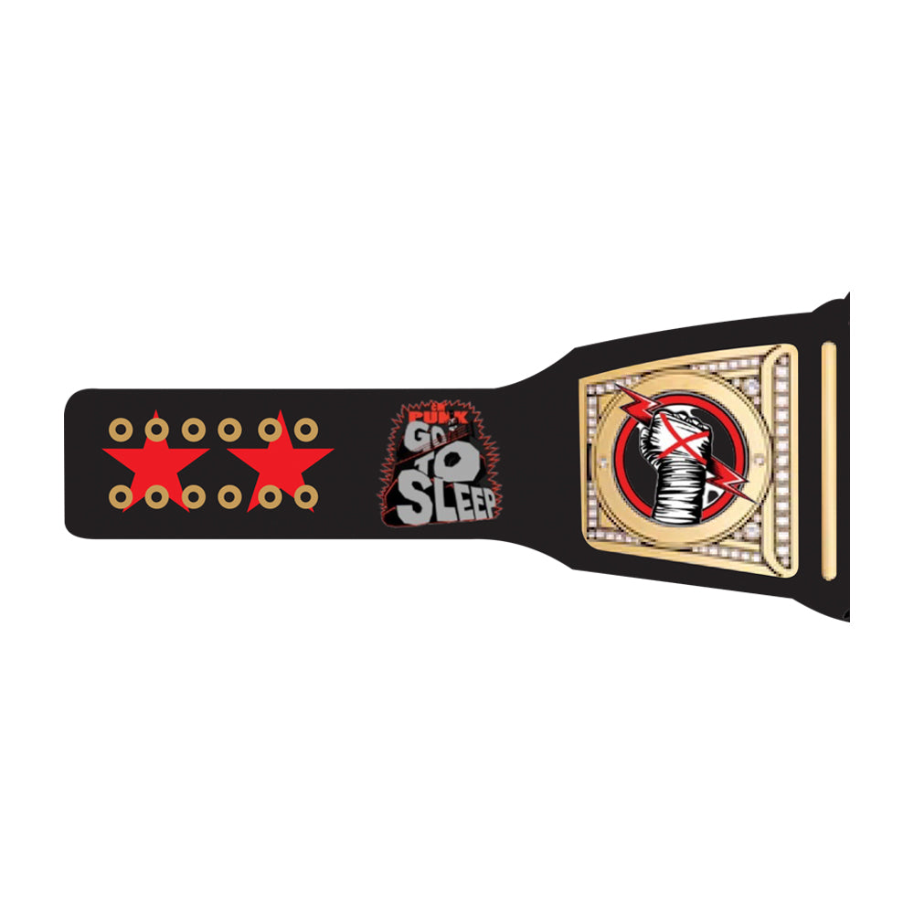 CM Punk Go To Sleep Signature Series Championship Belt