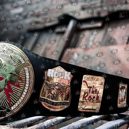 The Rock Brahma Bull Replica Title Belt (2mm)