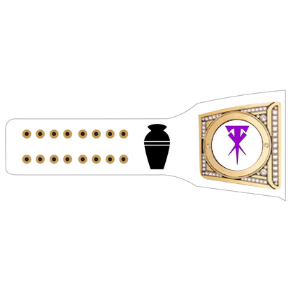 Undertaker The Urn Signature Series Undisputed Championship Belt (White Strap)