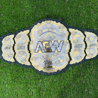 AEW World Heavyweight Championship Replica Title Belt Dye Cast