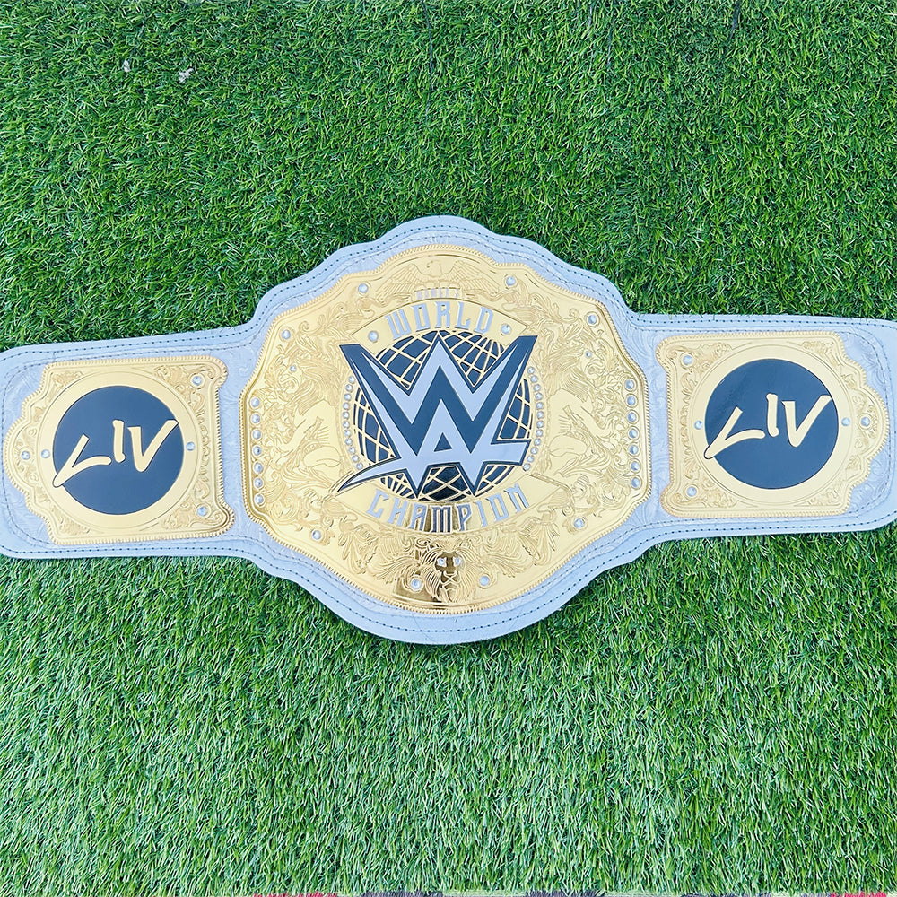 Liv Morgan Women's World Heavyweight Championship Replica Title Belt Adult Size - 2MM Brass Plates