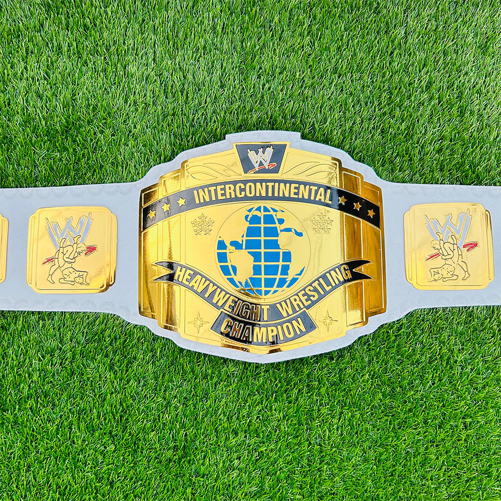 Intercontinental Championship Replica Title Belt (2011-2019)Adult Size - 2MM Brass Plates