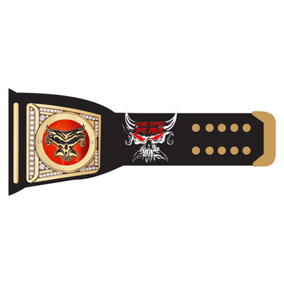 Brock Lesnar Here Comes The Pain Signature Series Belt (Black Strap)