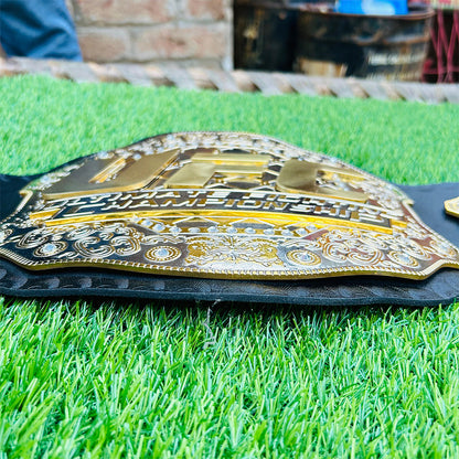 UFC World Heavyweight Championship Replica Title Belt Adult Size - 4MM Brass Plates